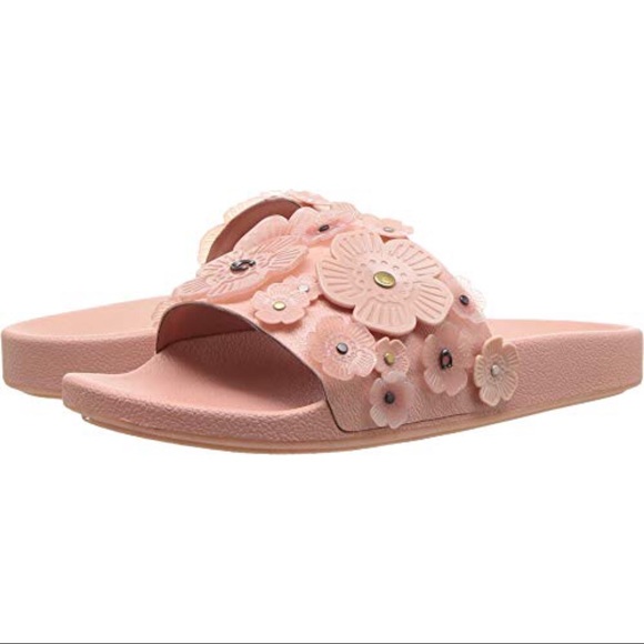 coach slides pink